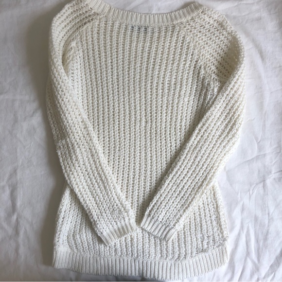 Crochet sweater white size M from bluenotes - Picture 2 of 2